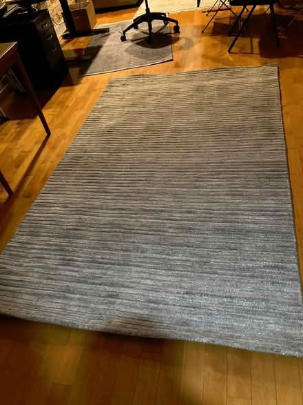 Photo of free Gray Area Rug -- Good Condition (Georgetown) #1