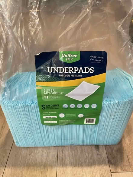 Photo of free Incontinence/postpartum/puppy pads (North Denver/RiNo) #1
