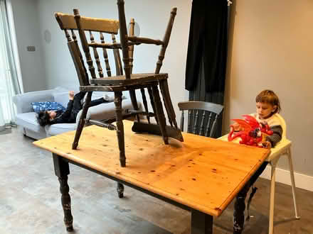 Photo of free Dinning table and 4 chairs (Sidcup DA15) #1