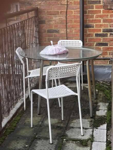 Photo of free Glass table for outside or inside (Monkston Park MK10) #1