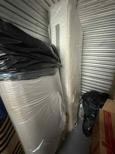 Photo of free Twin bedframe & box Mattress (Ridgewood/Paramus) #2