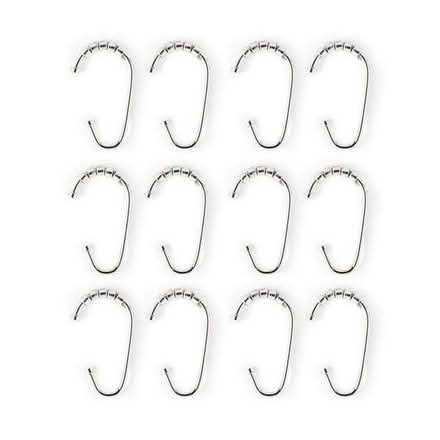 Photo of free Open shower curtain hooks x12 (Saint George's CO2) #2
