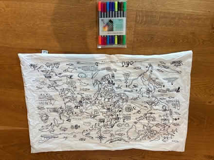 Photo of free Doodle pillowcase (North Road) #1
