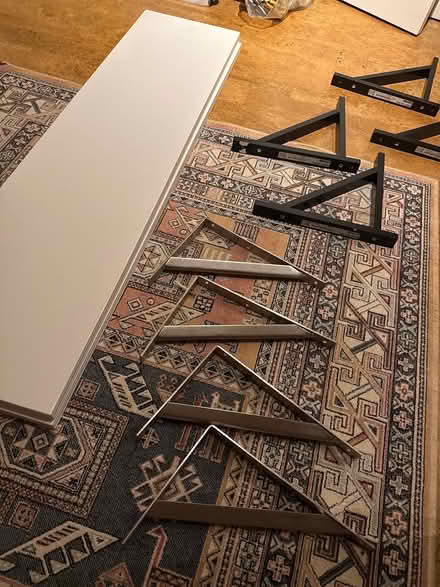 Photo of free Ikea white shelves & brackets (Fairlington/ Shirlington area) #2