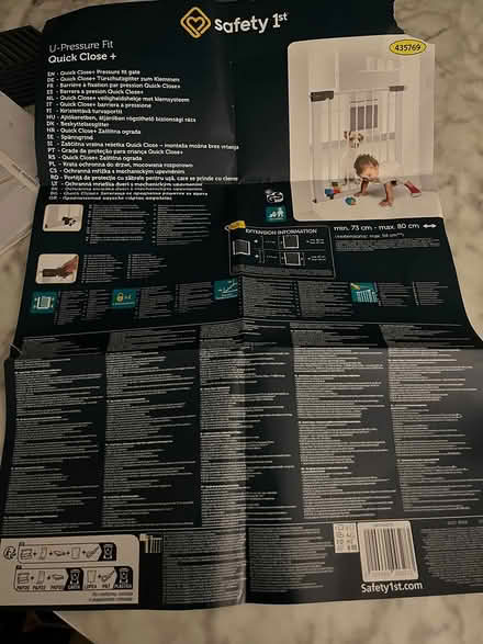 Photo of free Brand new stair gate never used (Blackrock) #2