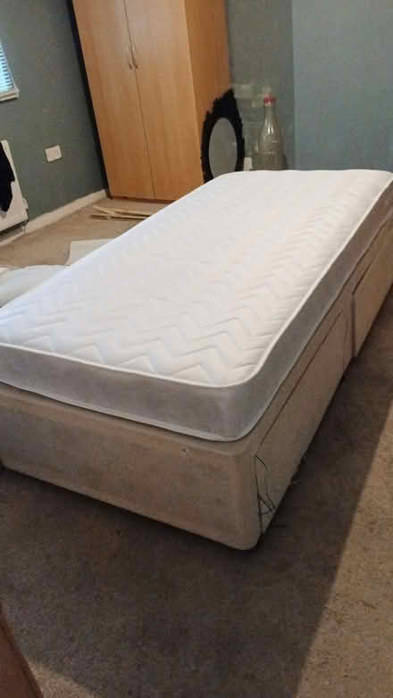 Photo of free Single Divan Base & Mattress (Durham DH7) #1