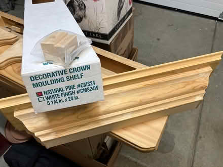 Photo of free Decorative Crown Moulding Shelf (Piner and Fulton) #1