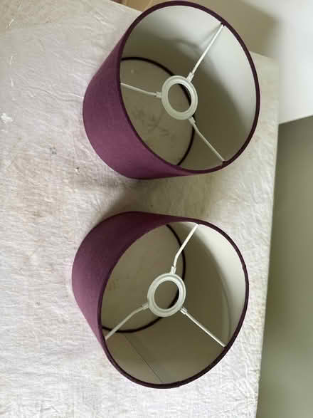 Photo of free Two lamp shades 16cm diameter (Redhill RH1) #1