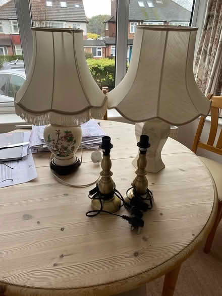 Photo of free Job lot of table lamps (Sandrerstead.) #1