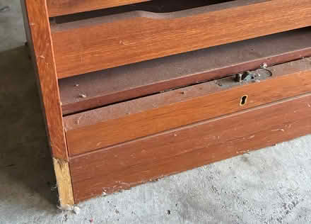Photo of free Wooden file storage cabinet (west Cupertino) #3