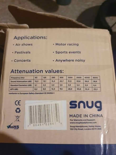 Photo of free Kids ear defenders x2 (Beckton E6) #4