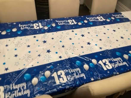 Photo of free Blue party decorations for 13 years (Waterloo) #1