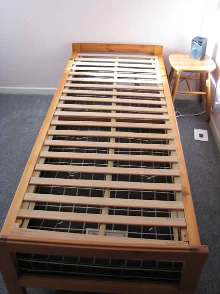 Photo of free Pair of stackable single beds (30inches W) (Howe Green CM2) #2