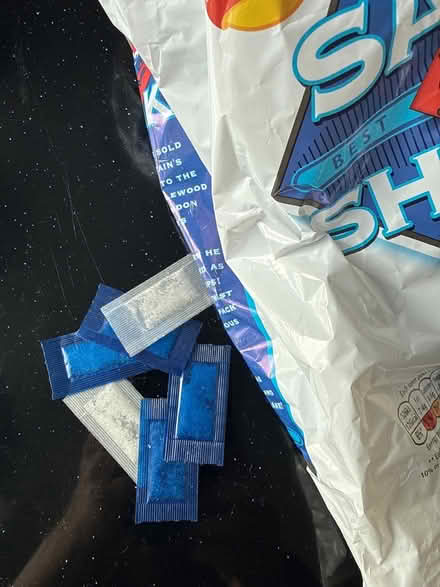 Photo of free Salt sachets from Smiths crisps (Staines TW18) #1