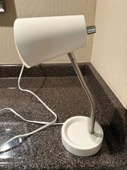 Photo of free White gooseneck LED task lamp (Valencia Avenue, Sunnyvale) #2
