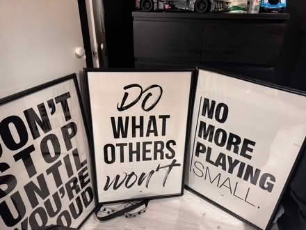 Photo of free picture frame with positive words (BR5) #1