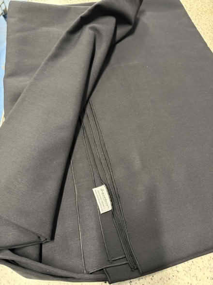 Photo of free Black tablecloth 90” x 90” (Surbiton KT6) #4