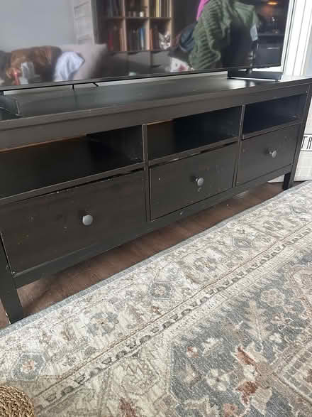 Photo of free Black TV stand (East Boston) #2