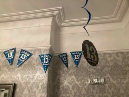 Photo of free Blue party decorations for 13 years (Waterloo) #3