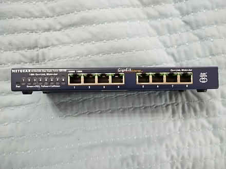 Photo of free NetGear GS108 8-port Gigabit Switch (Vacaville) #1