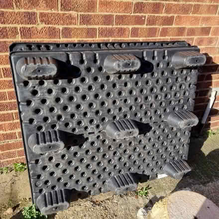 Photo of free 2 x plastic pallets (Hanworth TW13) #1
