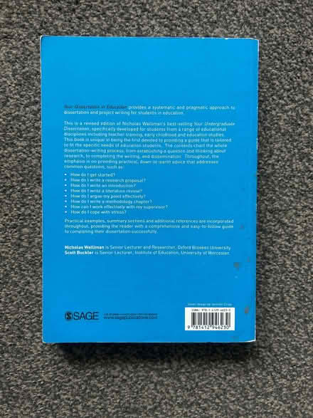 Photo of free Dissertation in Education book (Martham NR29) #2