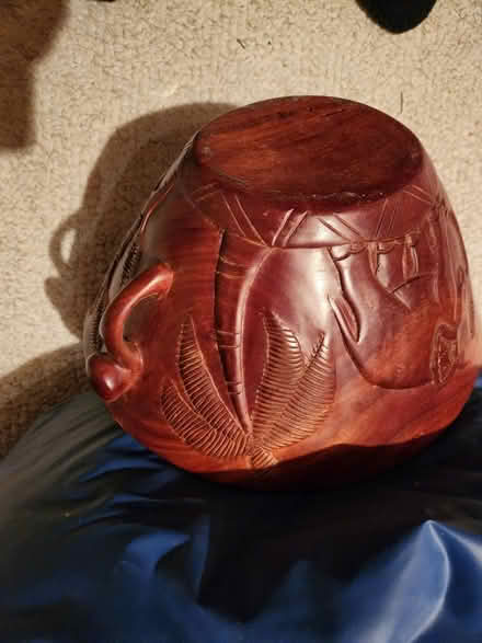 Photo of free large wood elephant bowl (southeast Fort Collins) #3