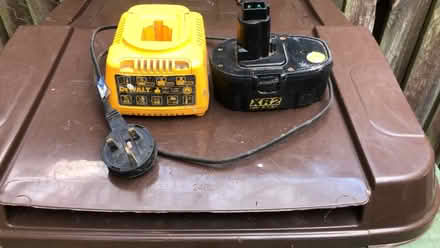 Photo of free Dewalt charger and battery (Cheylesmore CV3) #1