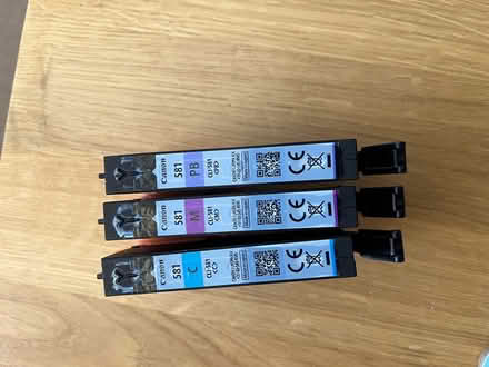 Photo of free Part used Canon 581 ink cartridges (Maldon CM9) #1
