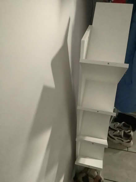 Photo of free White bookshelf (Great Blakenham Ipswich) #2