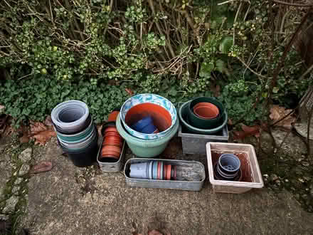 Photo of free Lots of plastic/metal pots - various sizes (Lemsford AL8) #1