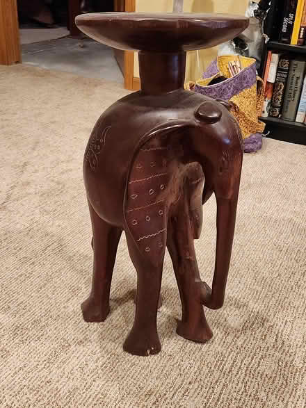 Photo of free Elephant stand/table (southeast Fort Collins) #2