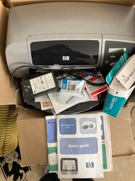 Photo of free HP printer, with manual and ink (10 & Gratiot) #3