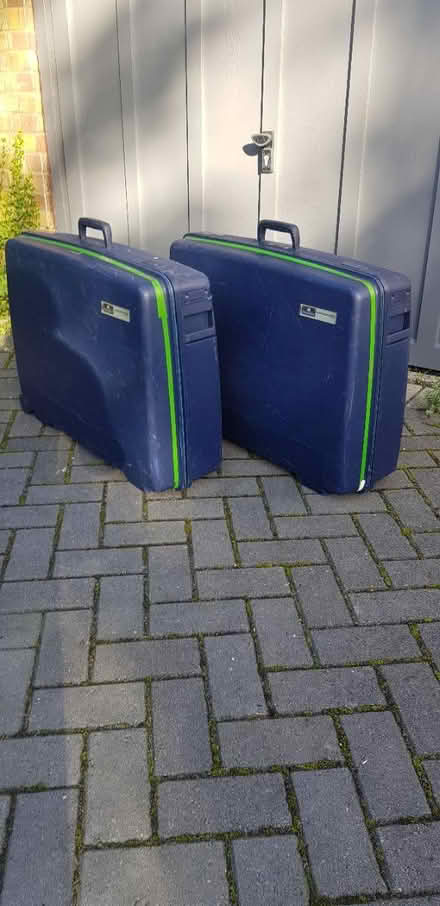 Photo of free 2 hard case suitcases (Great Kimble HP17) #1
