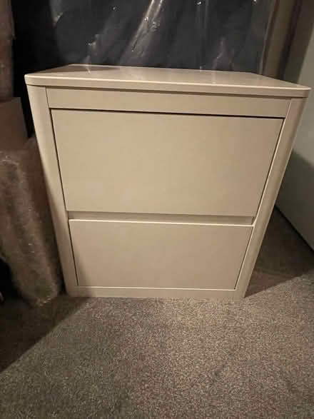 Photo of free Off white 2 drawer bedside table (Burgess Hill RH15) #1