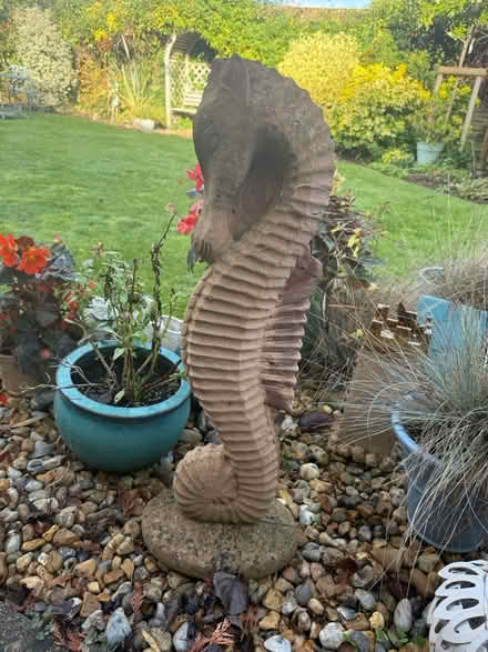 Photo of free Garden terracotta sea horse HEAVY (Yapton BN18) #1