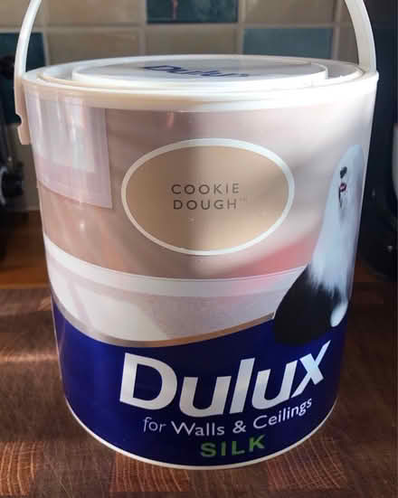Photo of free Emulsion paint Dulux Cookie Dough colour (Moss Side PR26) #1