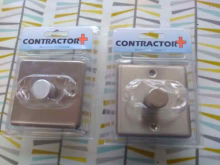 Photo of free 1 gang, two way brushed aluminium dimmer switches (Croham CR2) #1