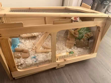 Photo of free Hamster wooden cage (TW20 8TA) #1