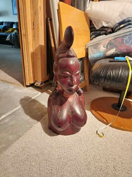 Photo of free Solid wood, carved African bust (southeast Fort Collins) #2