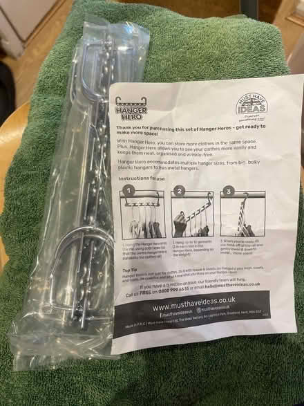 Photo of free 2 x hanger hero (Hersham KT12) #1