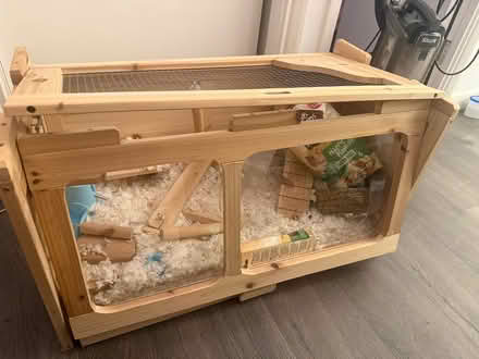 Photo of free Hamster wooden cage (TW20 8TA) #2