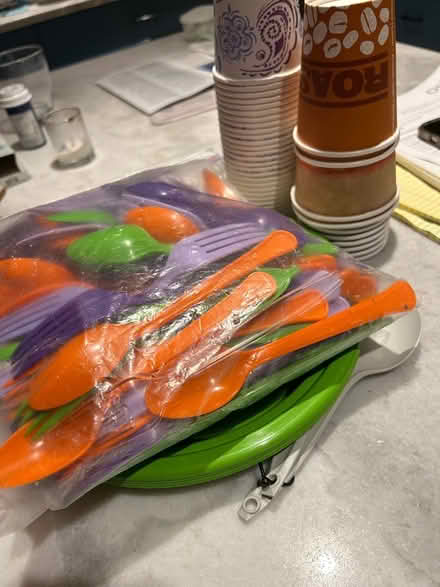 Photo of free Cutlery, cups, a few plates (Wedgwood) #1