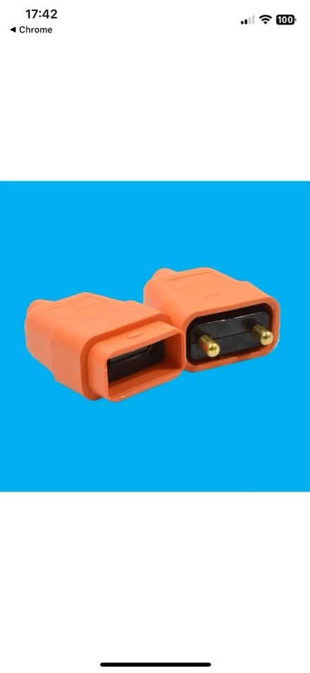 Photo of Flymo mains cable connector (Stretford M32) #2