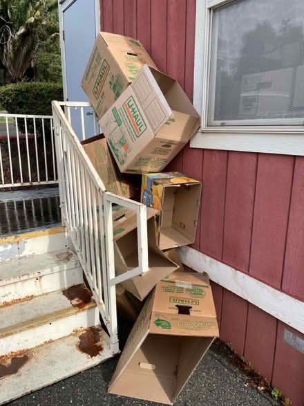 Photo of free 5-6 U-Haul book boxes at SRPL (1100 E street San Rafael ca) #1