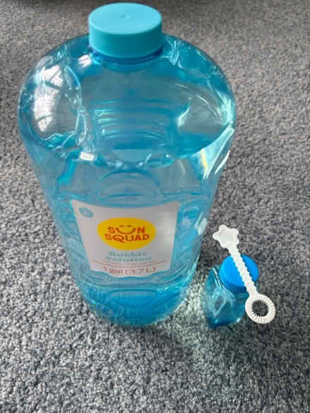 Photo of free Open Gallon Jug of Bubble Solution (Greece, NY) #1