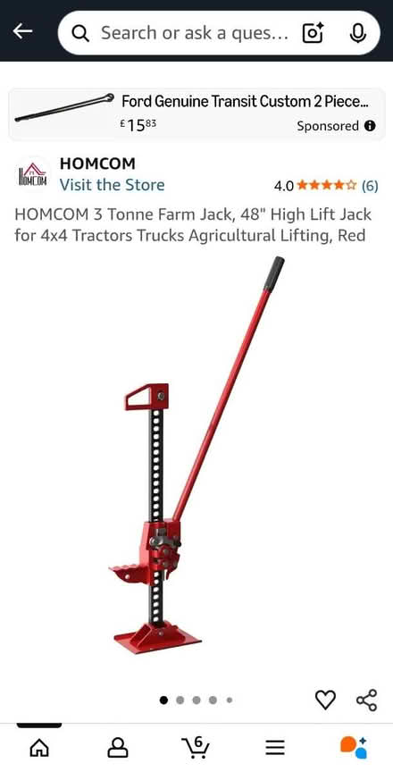 Photo of Tractor style jack (Uxbridge UB8) #1