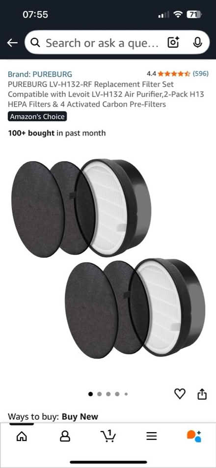 Photo of free Air Filter cartridge (Sandycove) #1