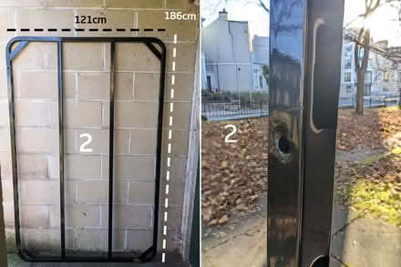 Photo of free Two Metal Bed Frame Bases. (PL4) #2