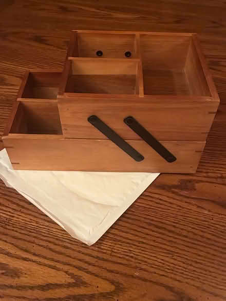 Photo of free Nifty wooden “organizer box” (Park-Monroe Neighborhood) #1